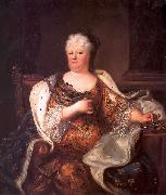 Hyacinthe Rigaud Portrait of Elisabeth Charlotte of the Palatinate (1652-1722), Duchess of Orleans oil painting artist